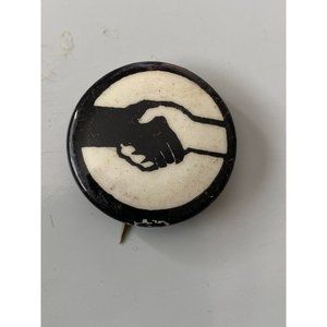 Vintage 1961 SNCC 2nd Handshake Freedom Riders CORE Alabama Mississippi Pinback
